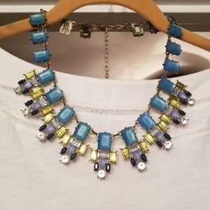 Statement rhinestone necklace